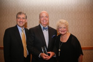 From left to right: NDSC Executive Director, David Tolleson, Area VP and JW Marriott Desert Ridge Resort GM, Steve Hart and NDSC Board President, Marilyn Tolbert (Photo credit: JW Marriott Desert Ridge Resort) 