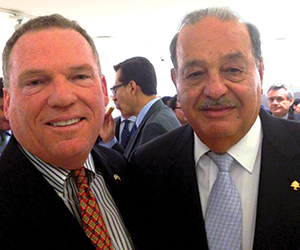 Mike Patterson (Polsinelli) and Carlos Slim (world’s second-richest man)