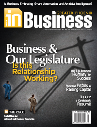 January 2015 In Business Magazine Cover