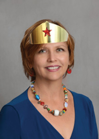 Wonder Woman, aka Mary Ann Miller, President/CEO