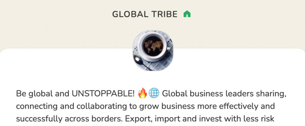 Global Tribe Clubhouse screenshot